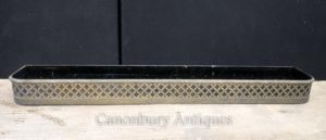 Antique Art Nouveau Latón Plantador Trough Window Basket Adelphi Hotel Liverpool