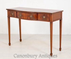 Aparador Regency Serpentine Server Caoba antiguo