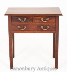 Mueble Lowboy georgiano antiguo Circa 1800