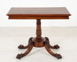 Irish William IV Side Table - Antique Mahogany