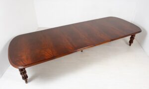 Mesa de comedor William IV - Mesas extensibles antiguas de caoba