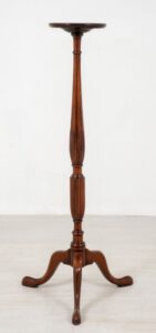 Antorcha Hepplewhite - Soporte de pedestal de columna antiguo 1870