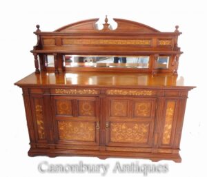 Aparador Arts and Crafts - Buffet eduardiano antiguo Circa 1900