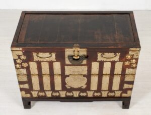 Cofre de matrimonio chino - Baúl de armario antiguo decorativo