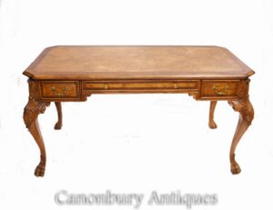 Escritorio Regency de nogal - Escritorio antiguo para escritorio