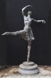 Estatua grande de bronce de bailarina de ballet - Escultura de fundición de bailarina Milo