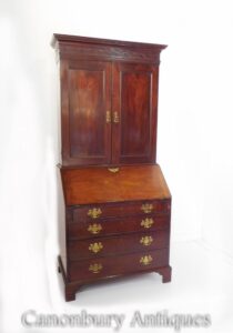 Mueble de escritorio de caoba 1820 Georgian Bureau